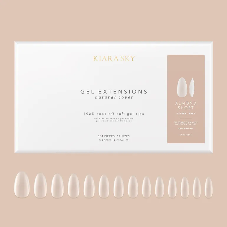 Almond Short | Natural Gel Extensions