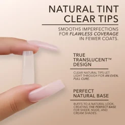 Coffin Medium | Natural Gel Extensions
