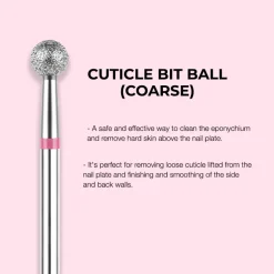 Cuticle Bit Ball Coarse