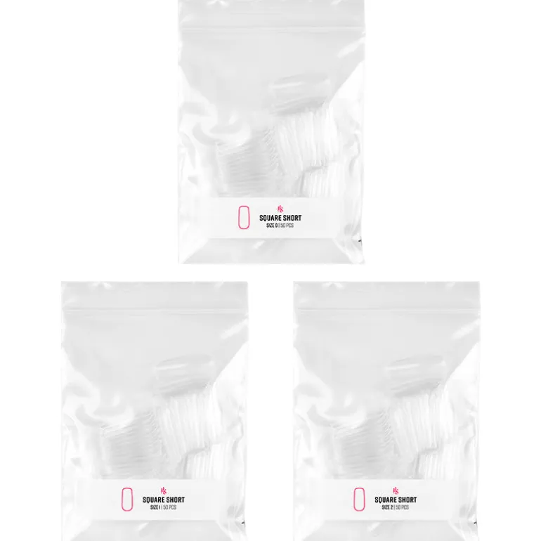 Gelly Tips Refill Pack - Square Short