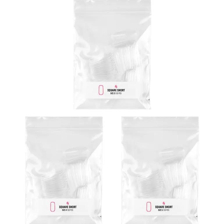 Gelly Tips Refill Pack - Square Short