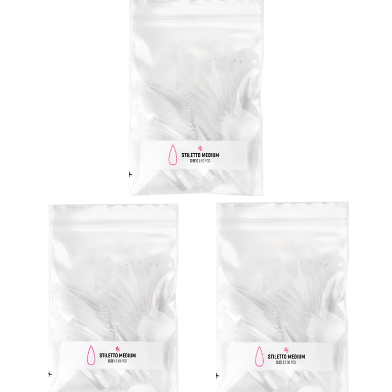 Gelly Tips Refill Pack - Stiletto Medium