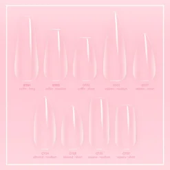 GELLY TIPS STARTER KIT - Coffin Short