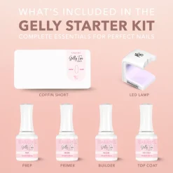 GELLY TIPS STARTER KIT - Coffin Short