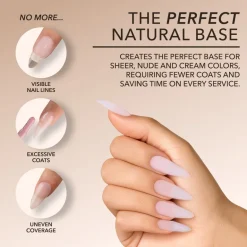 Square Long | Natural Gel Extensions