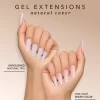 Square Medium | Natural Gel Extensions