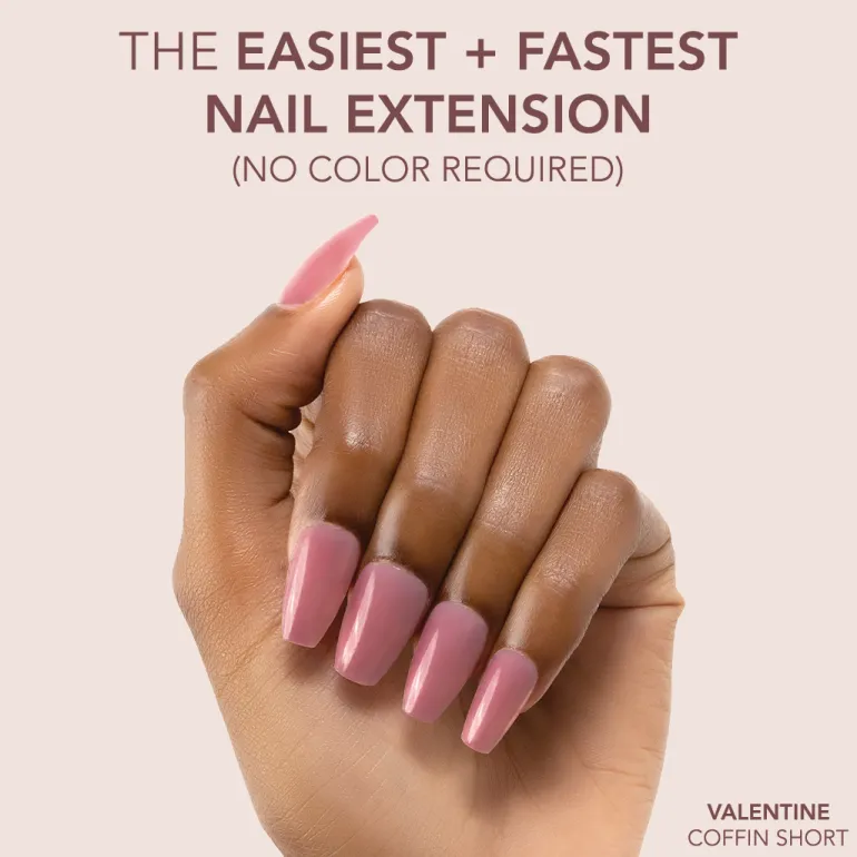 The FASTEST & EASIEST GEL NAIL EXTENSION: NO COLOR REQUIRED!
