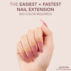 The FASTEST & EASIEST GEL NAIL EXTENSION: NO COLOR REQUIRED!