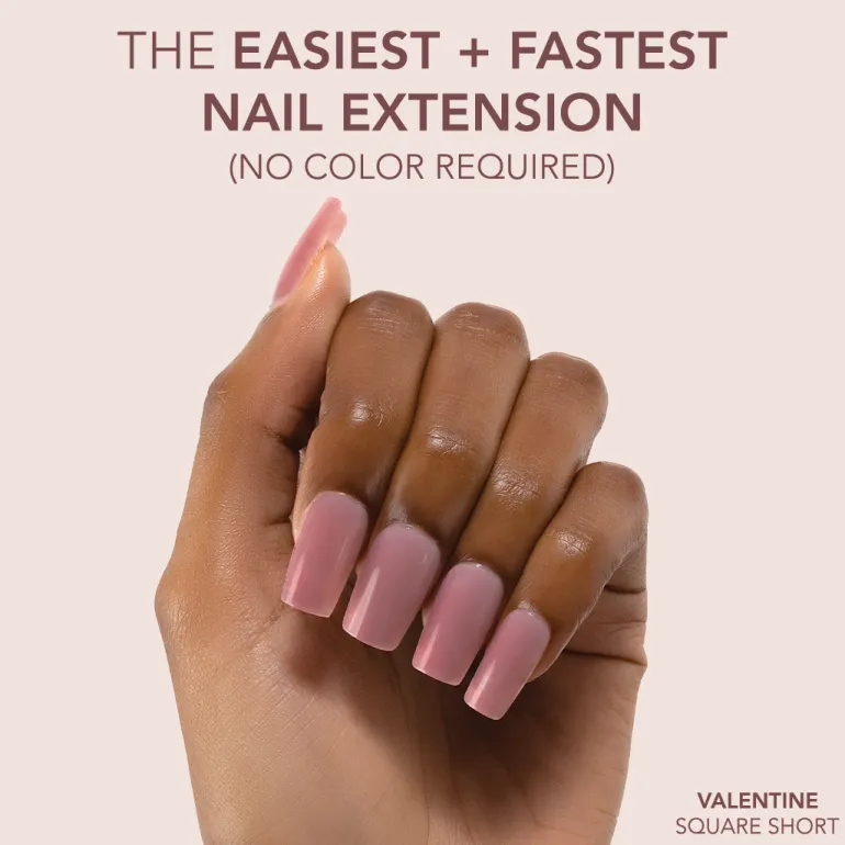 The FASTEST & EASIEST GEL NAIL EXTENSION: NO COLOR REQUIRED!