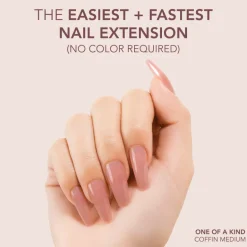 The FASTEST & EASIEST GEL NAIL EXTENSION: NO COLOR REQUIRED!