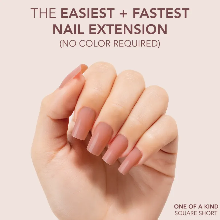 The FASTEST & EASIEST GEL NAIL EXTENSION: NO COLOR REQUIRED!