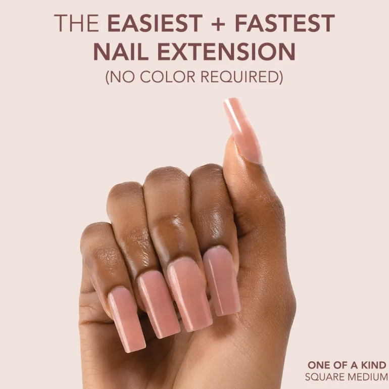 The FASTEST & EASIEST GEL NAIL EXTENSION: NO COLOR REQUIRED!