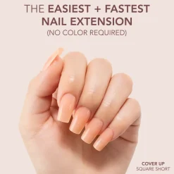 The FASTEST & EASIEST GEL NAIL EXTENSION: NO COLOR REQUIRED!