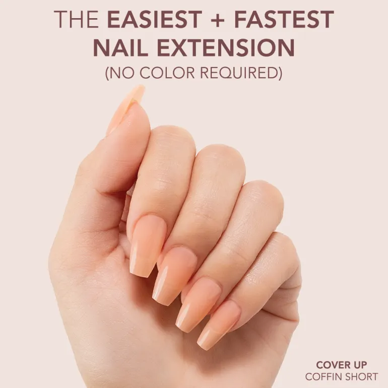 The FASTEST & EASIEST GEL NAIL EXTENSION: NO COLOR REQUIRED!